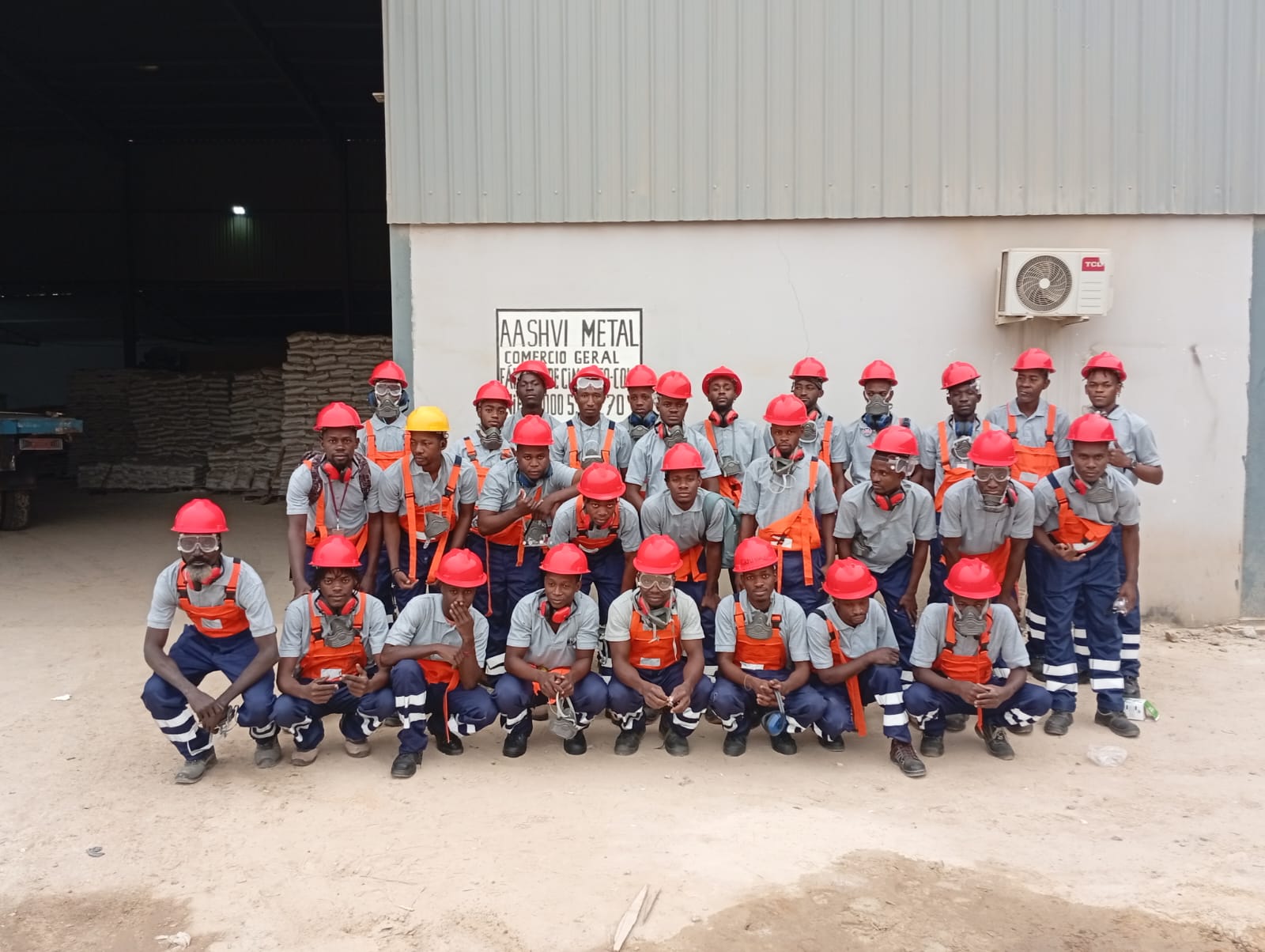 Equipa da VANA em Angola