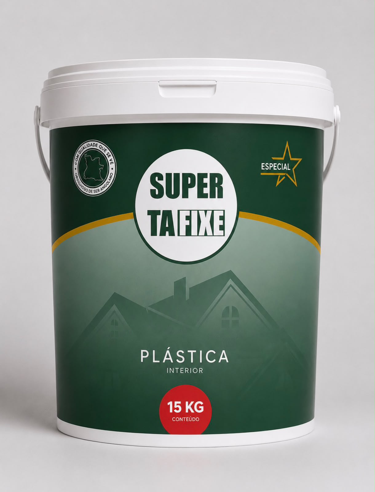 Tinta SÚPER TÁ FIXE VANA de base aquosa, balde de 15 kg